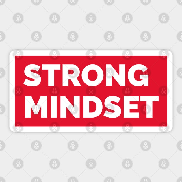 Strong Mindset Sticker by PositiveMindTee